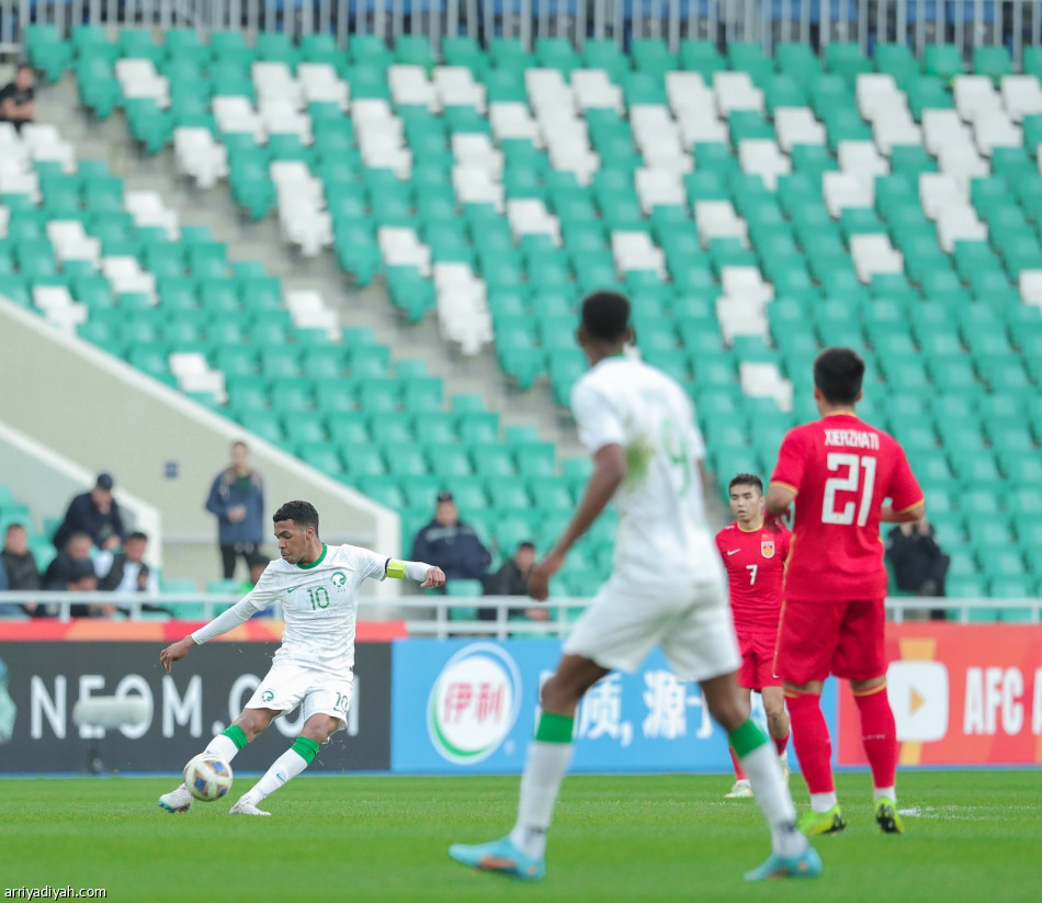 كأس آسيا تحت 20.. الأخضر يخسر أمام الصين