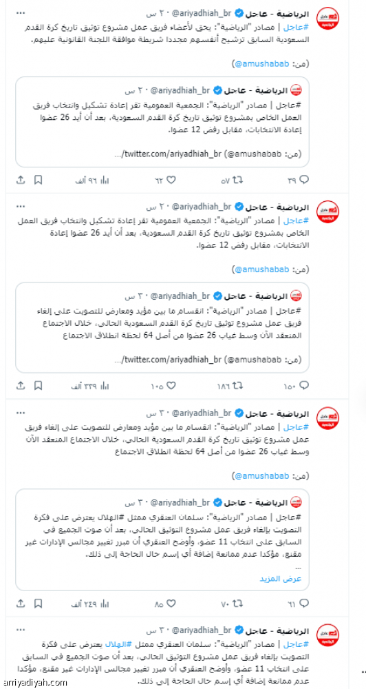 عمومية الأندية توافق على إلغاء فريق مشروع التوثيق