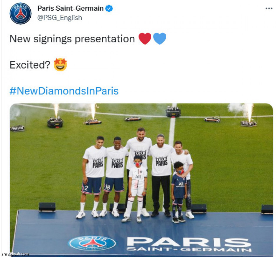 الباريسي..
21 مليون متابع جديد