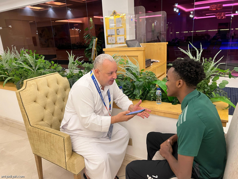 السفياني مهاجم الأخضر: الدور على كوريا.. والبرشا أمنيتي