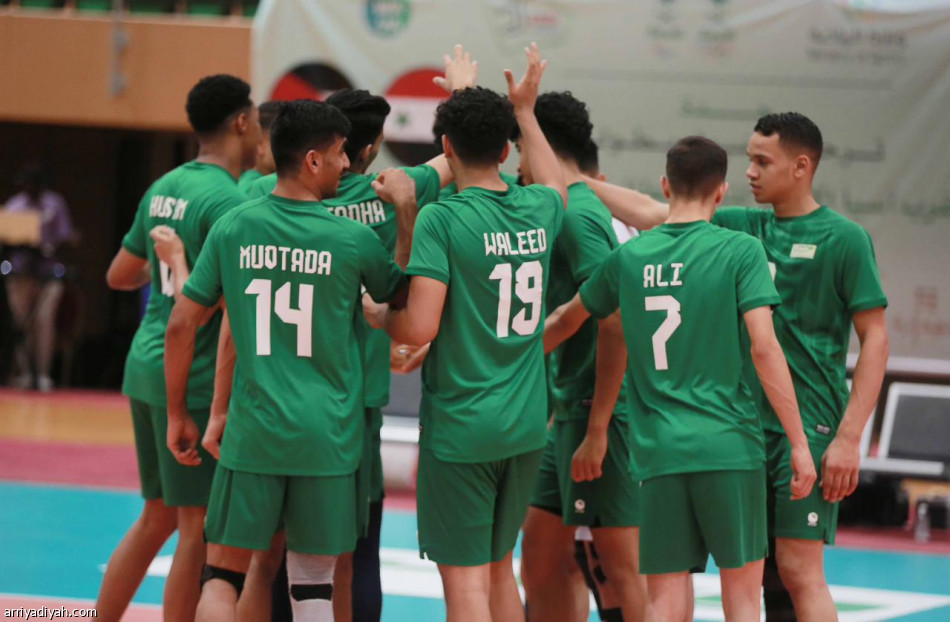 غرب آسيا.. أخضر الطائرة يبلغ نصف النهائي