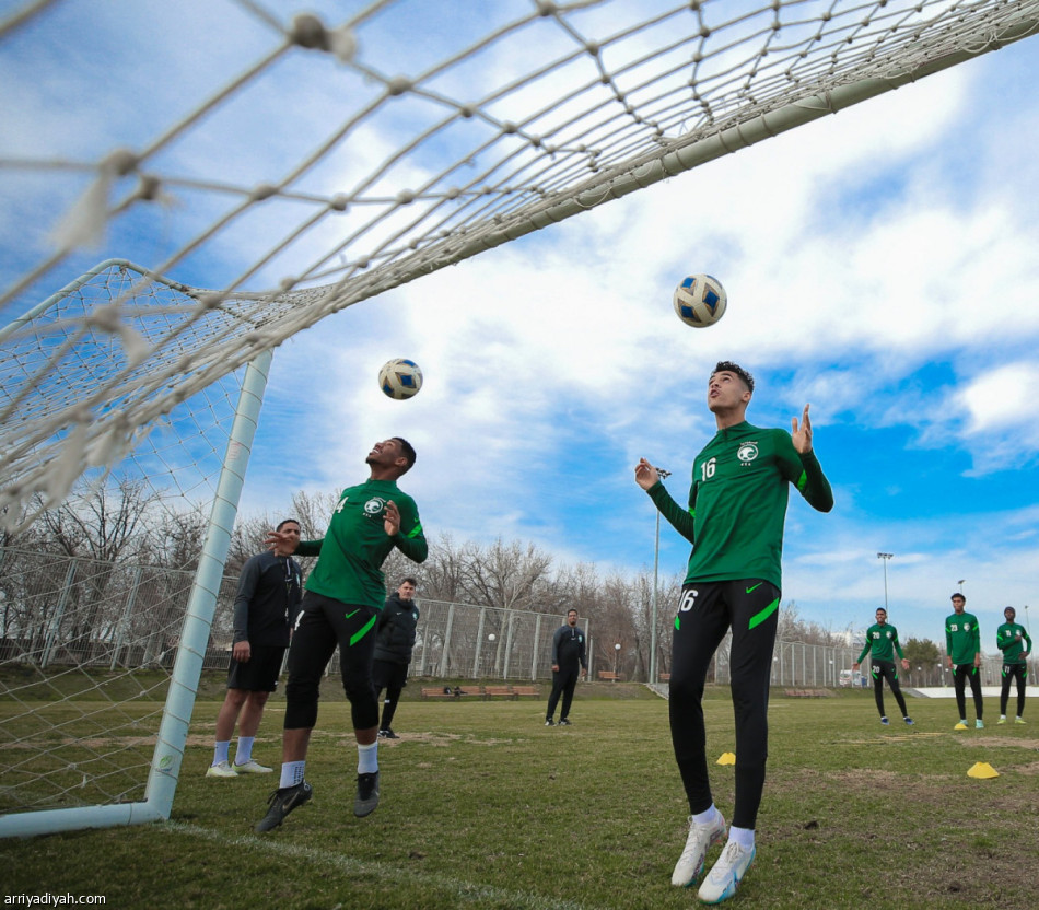 اليوم.. الأخضر الشاب يبدأ مشوار آسيا