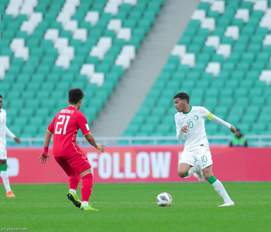 كأس آسيا تحت 20.. الأخضر يخسر أمام الصين