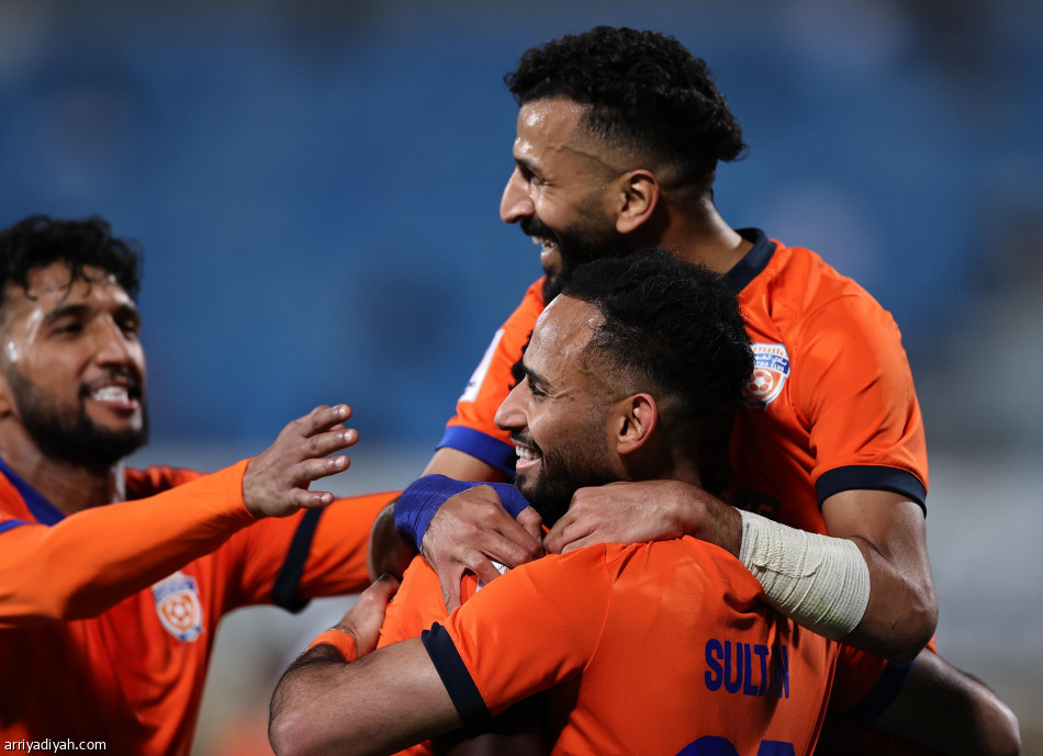 الفيحاء ينعش حظوظ التأهل بثلاثية أهال