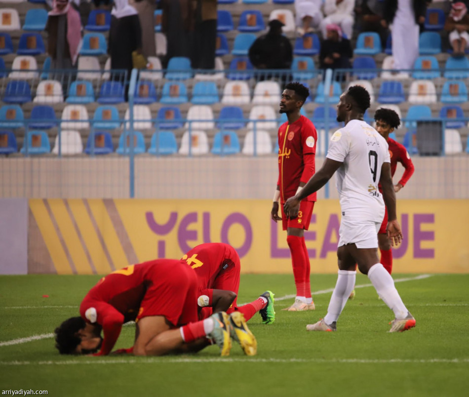 دوري يلو.. القادسية والأخدود يكتفيان بالسلبية