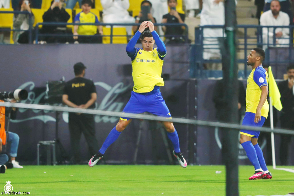 بالرباعية الثامنة..
النصر يدك الرائد