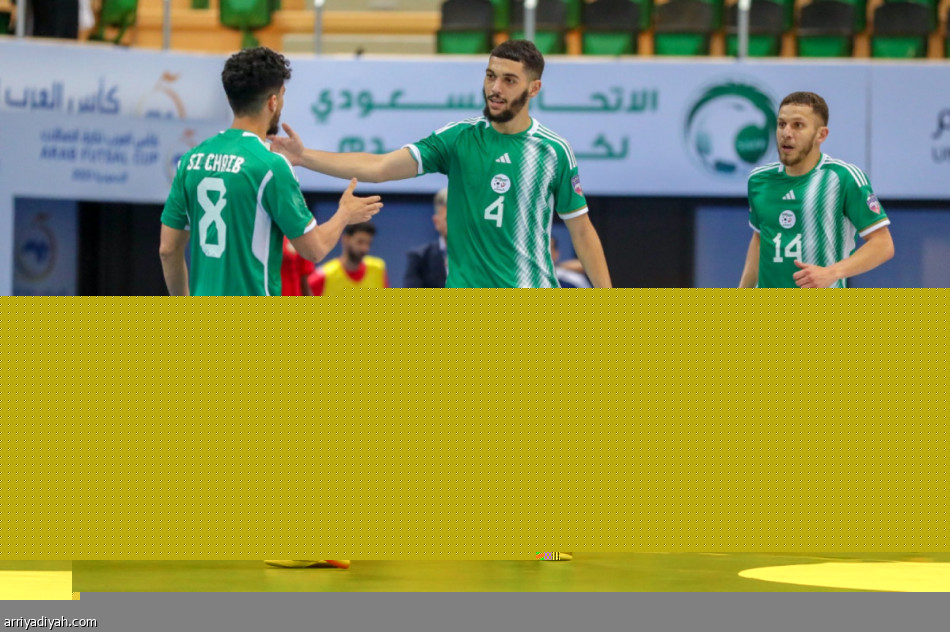 «عربي الصالات».. الأخضر يكتسح طاجيكستان