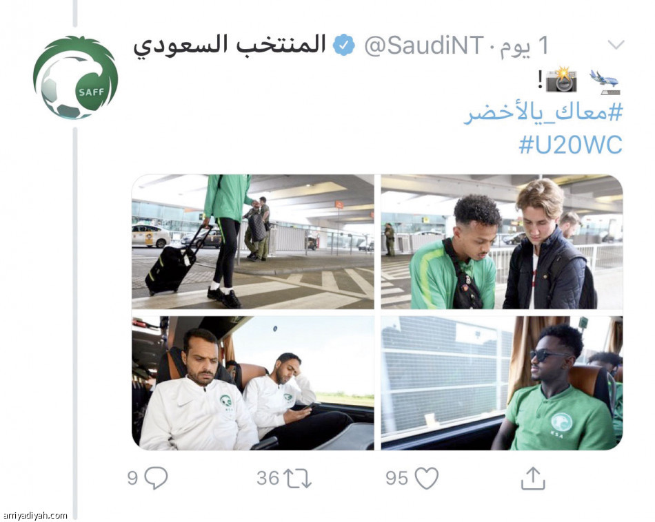 حساب المنتخب
يوثق رحلة الأخضر الشاب