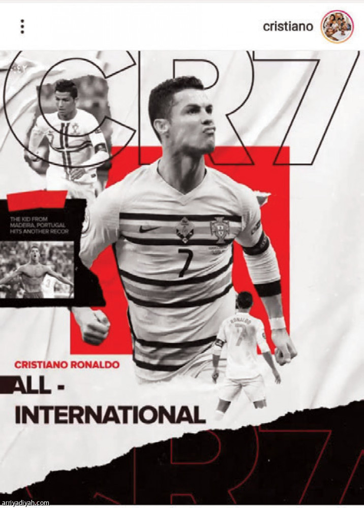احتفاء رونالدو.. 
41 مليون تفاعل عبر منصاته