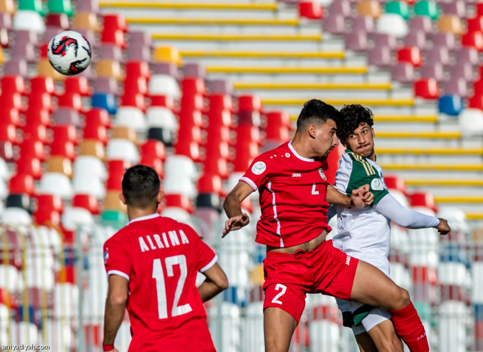 الألعاب العربية.. الأخضر يتعادل مع سوريا