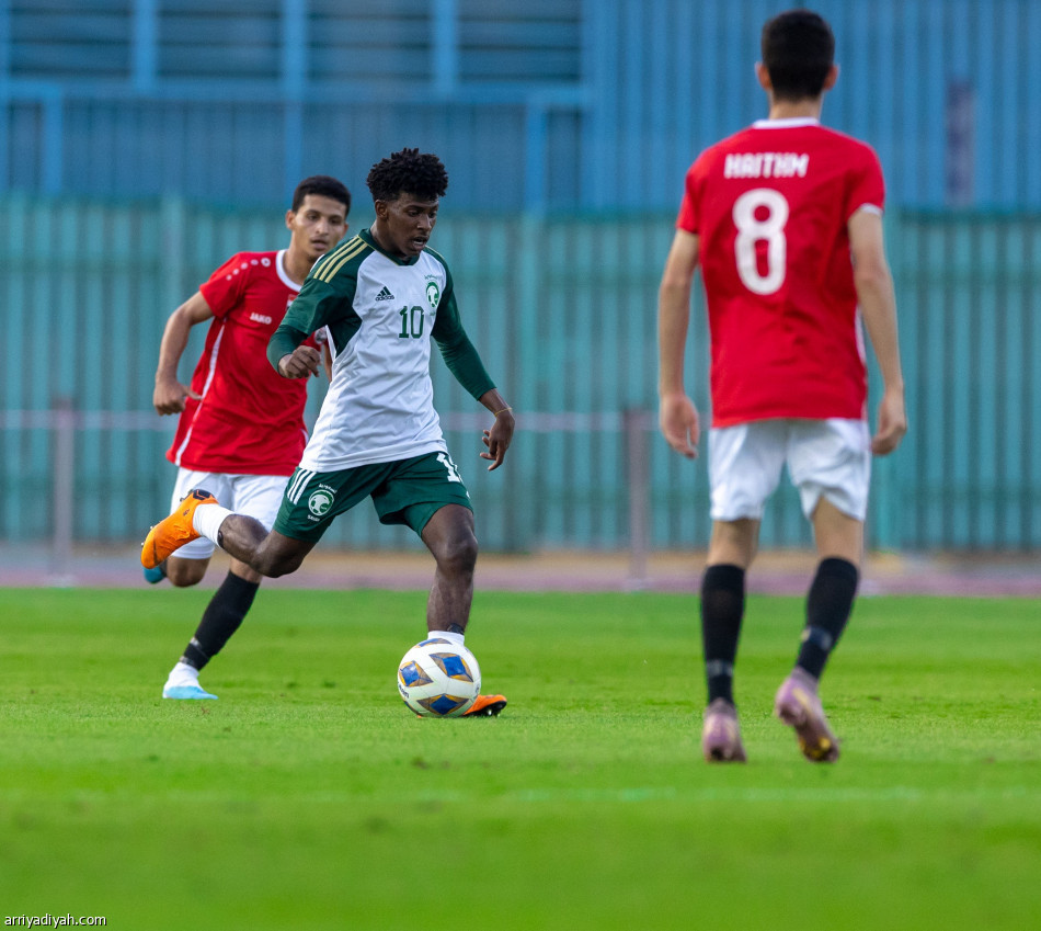 أخضر الناشئين يخسر تجريبية اليمن