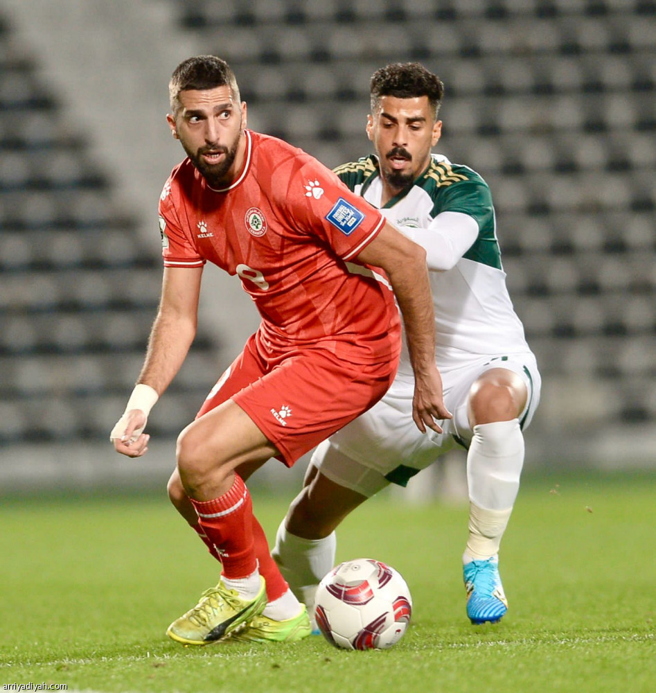 المرة الأولى.. الأخضر يكسب لبنان تجريبيا