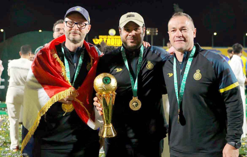 صغار النصر..
بطولة وأرقام قياسية