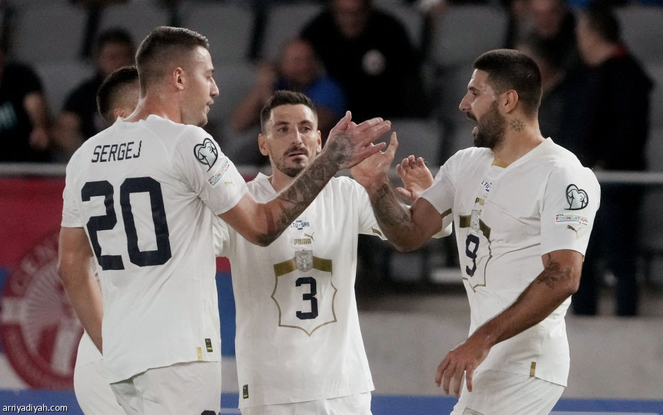 صربيا تسقط ليتوانيا بـ«هاتريك» ميتروفيتش