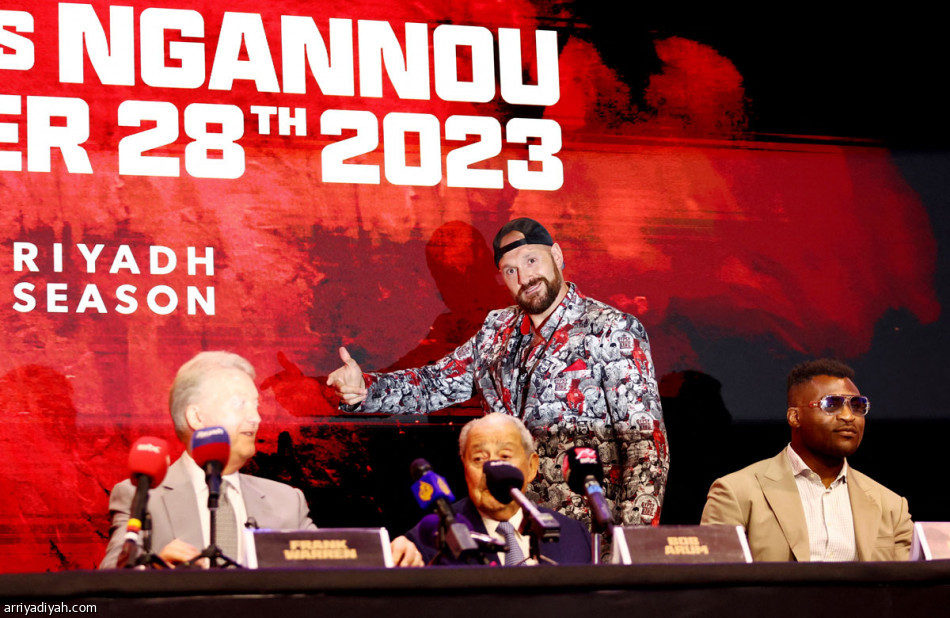 «نزال الرجل الأشرس» 
يدشن موسم الرياض