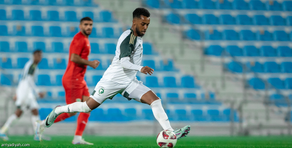 تجريبيا.. الأخضر يتعادل مع فلسطين