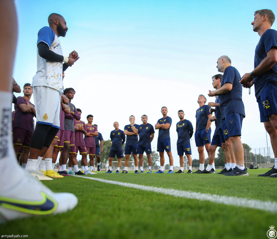 النصر يختبر الإعداد أمام الحزم